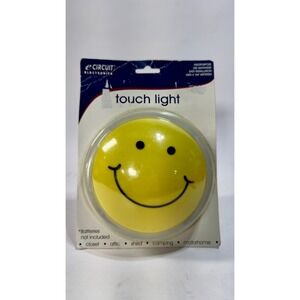 Smiley Face Touch Light Y2K Retro Battery Operated New in Box eCircuit